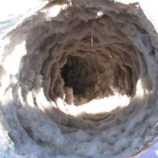 Urenset ventilationskanal